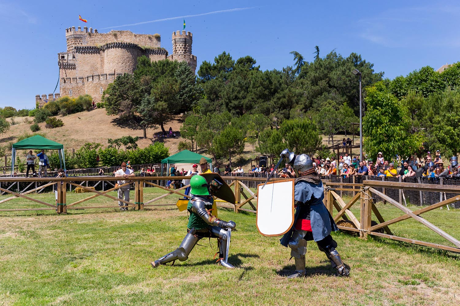 Combates medievales Castillo deManzanares ElRealcComunidad deMadrid 1 1