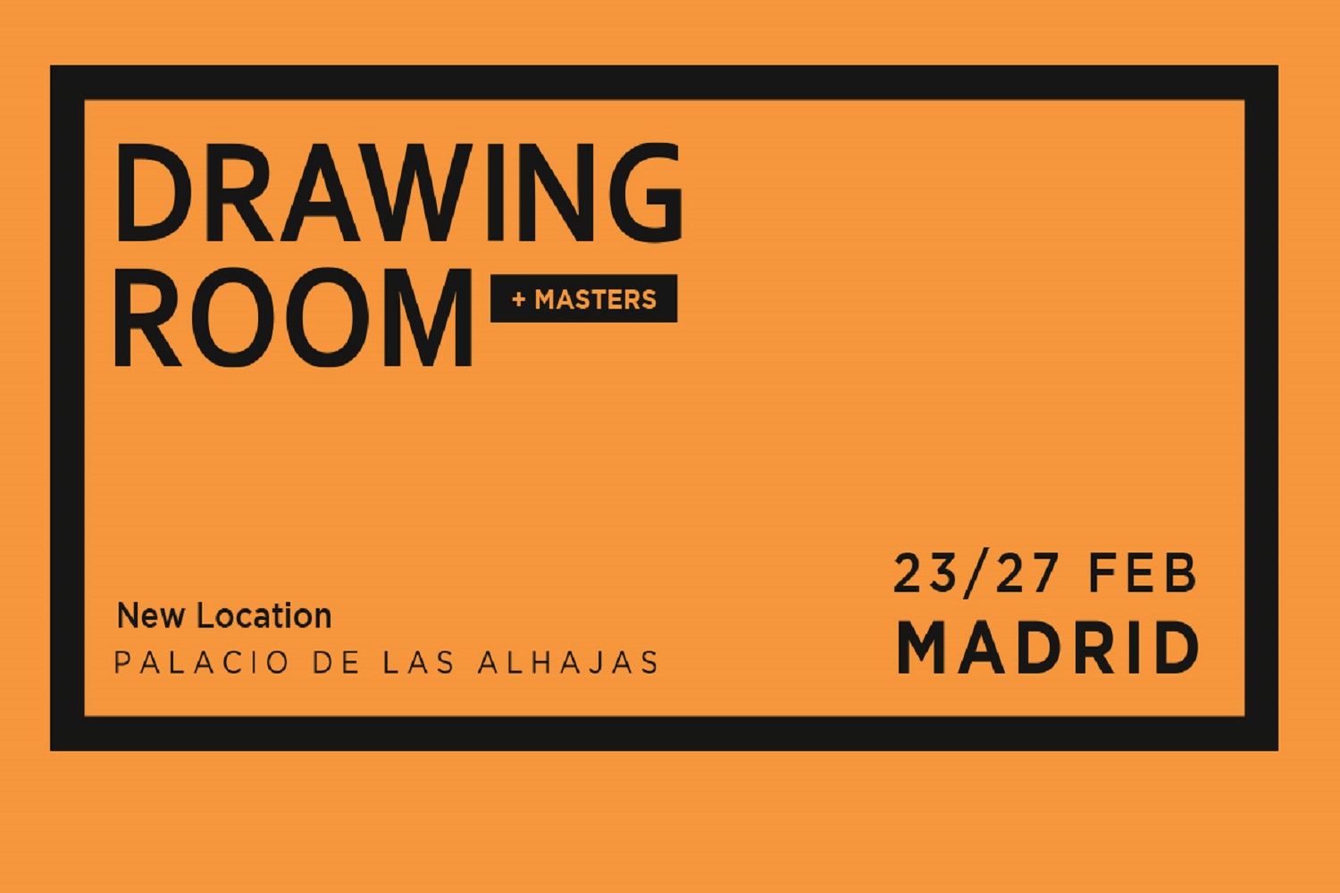Drawing Room Madrid 2022 poster