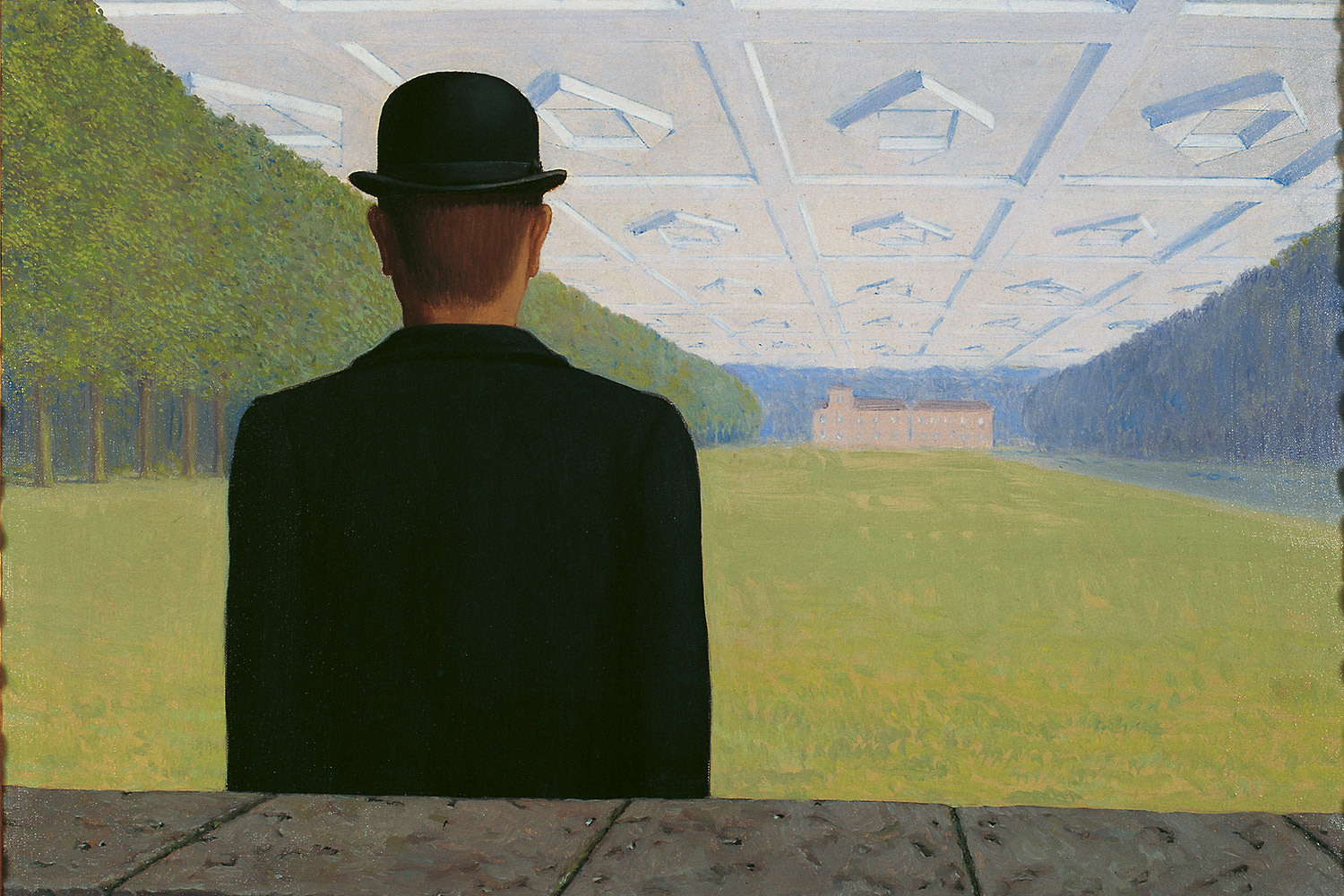 Cuadro surrealista de Magritte